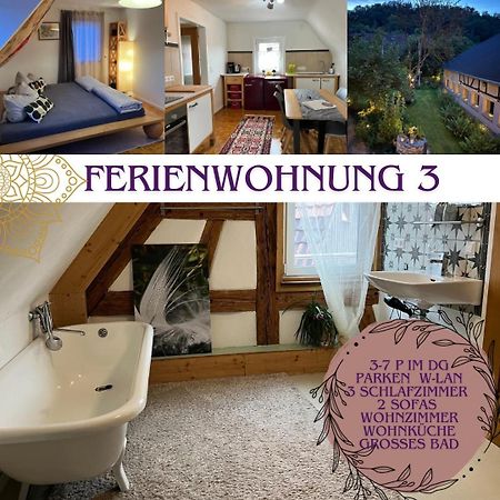 Ferieninrosengarten 1 Zi Appartement 190 Cm Deckenhoehe Oder Grosse 4 Zi Dg Whg Eksteriør bilde